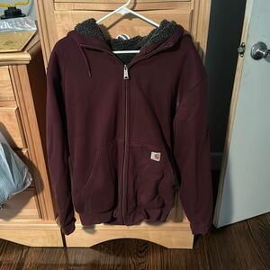 COPY - Women’s purple zip up carhart with hood
